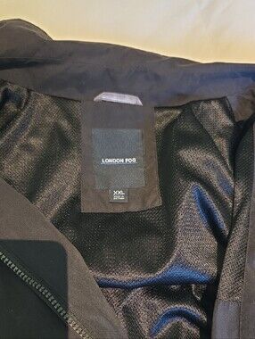 London Fog Black Men's Hooded Jacket